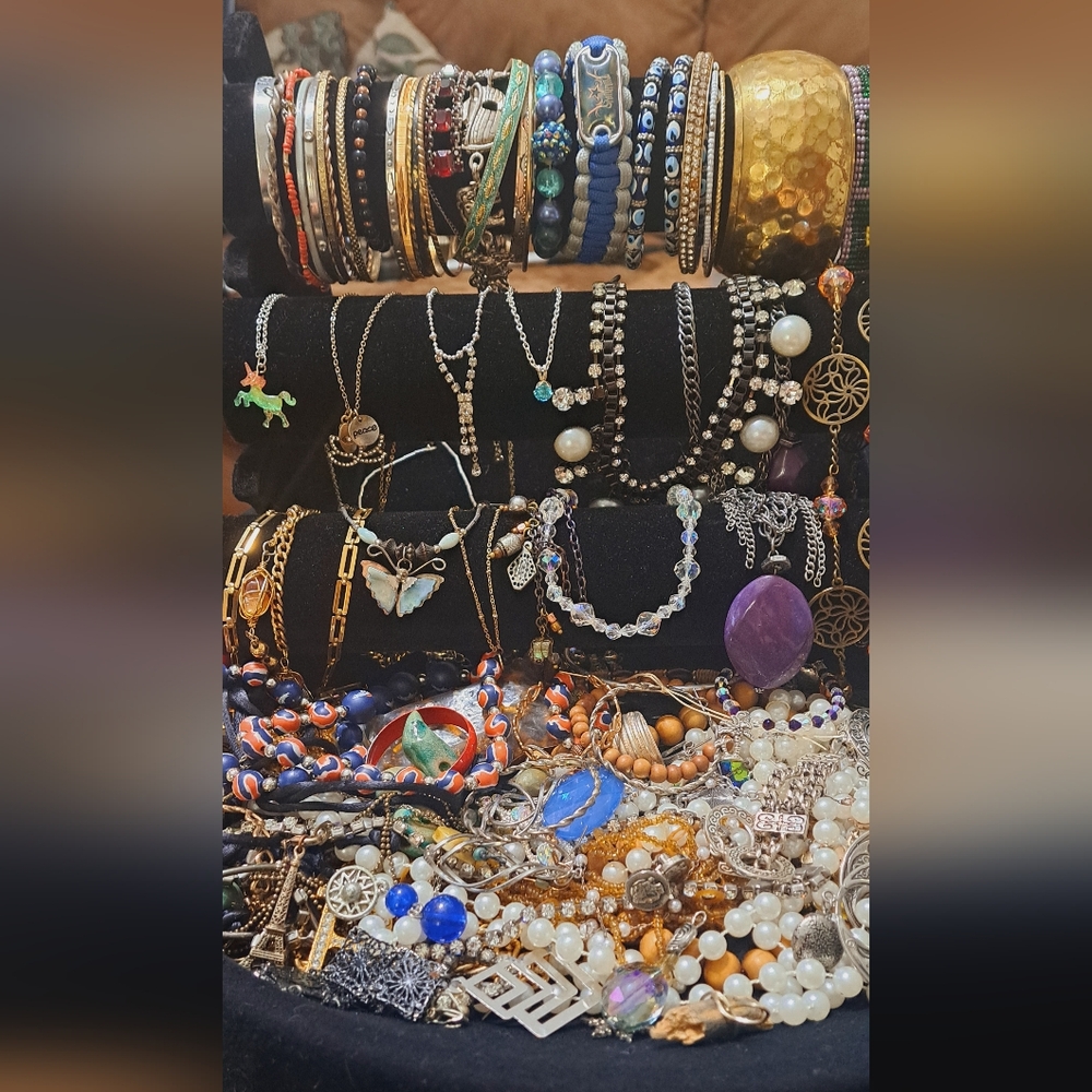 4.13 Lbs  Gold and Silver Jewelry Collection
